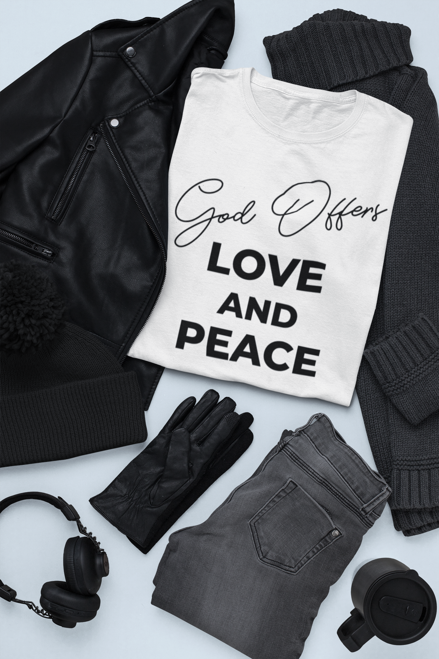 God Offers Love and Peace - Unisex T-Shirt