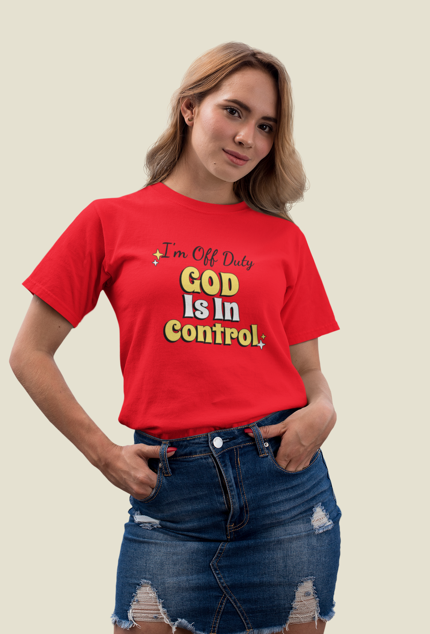 I'm Off Duty God Is in Control - Unisex T-Shirt